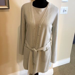 Escada two-piece cardigan and insert cashmere